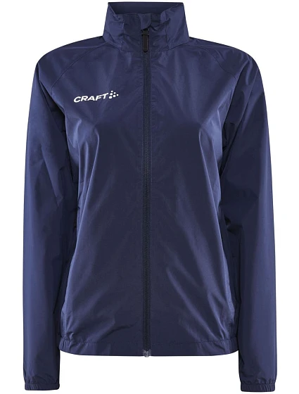 Craft Teamwear Evolve Rain Jacket W – ľahká dámska bunda do dažďa 82.3820, tmavomodrá
