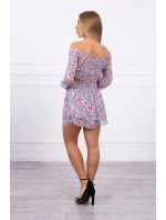 Pudrově růžová květinová sada