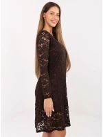 Sukienka MI SK model 21768475 brązowy - FPrice Sukienka MI SK model 21768475 brązowy - FPrice