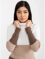 Blúzka RV BZ 8465.36X biela a hnedá