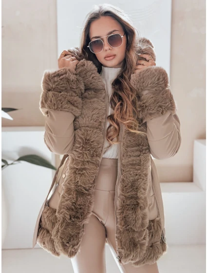 dámská zimní bunda s velbloudí kožešinou Dstreet model 21991138 - FashionStreet