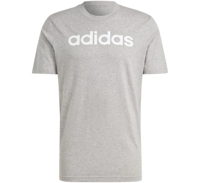 Adidas Essentials Single Jersey Lineárne vyšívané logo Tee M IC9277 Muži