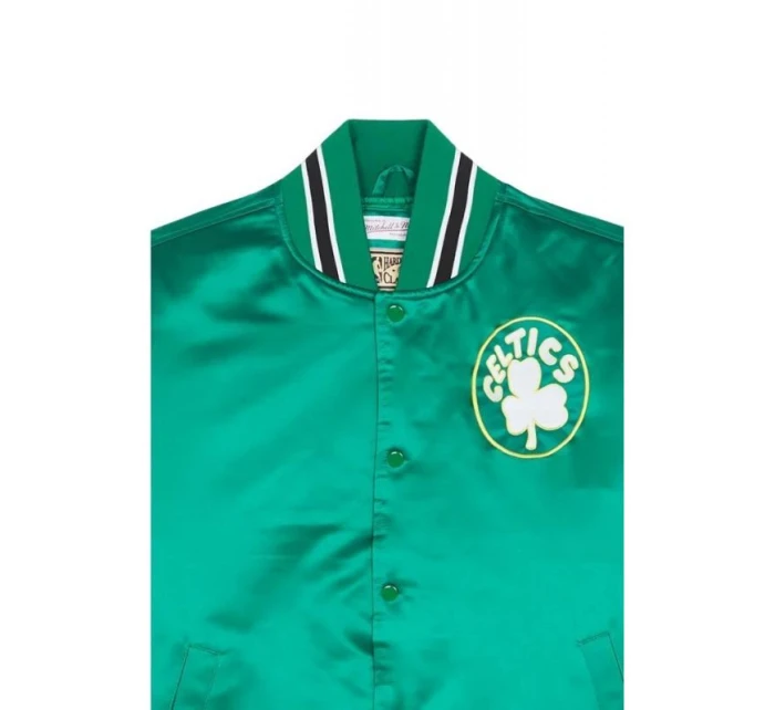 Mitchell & Ness NBA Boston Celtics Primetime Heavyweight Satin Jacket Vintage Celtics Logo M JK8453-BCEKYGN Pánske