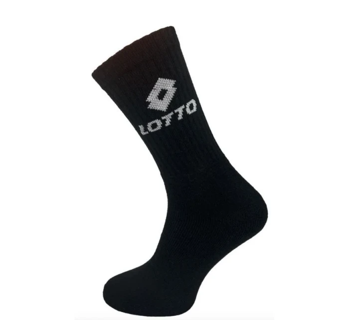 LOTTO froté ponožky čierne 3 páry 069739