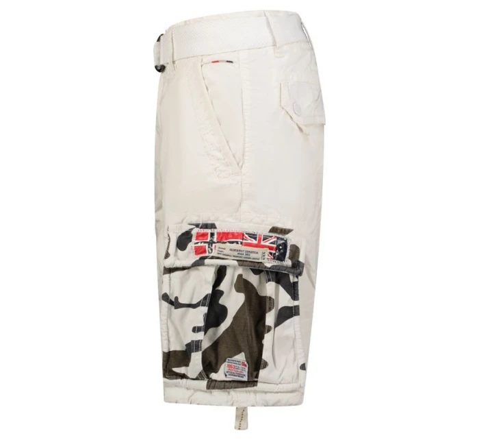 Geografické Nórsko Pasteque EO 063 M SX1425H/GNO-Biele šortky Geografické Nórsko Pasteque EO 063 M SX1425H/GNO-Biele šortky