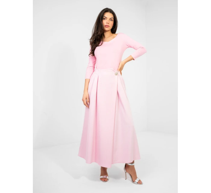 Spódnica IT SD model 22011355 jasny różowy - FPrice Spódnica IT SD model 22011355 jasny różowy - FPrice