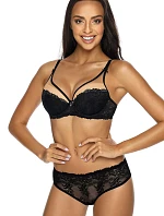 Dámska podprsenka 3232/11 Miko čierno-béžová - MAT