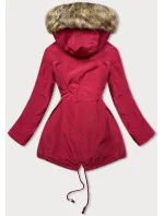 PARKA DAMSKA Z  CZERWONA model 21243414 - LHD