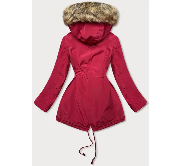 PARKA DAMSKA Z  CZERWONA model 21243414 - LHD