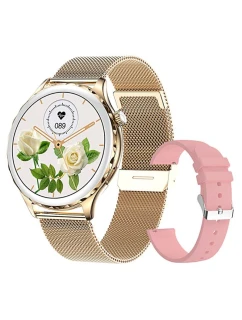 Dámské chytré hodinky Gold + Strap Pink model 21804967 - RUBICON