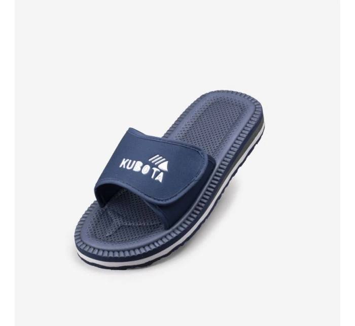 Sportovní žabky na suchý zip navy blue Kubota