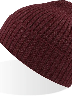 Atlantis Headwear Viral Pletená čiapka „Viral“ 33.7040 bordová melírovaná