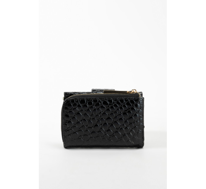 Monnari Peňaženky Malá kožená peňaženka čierna
