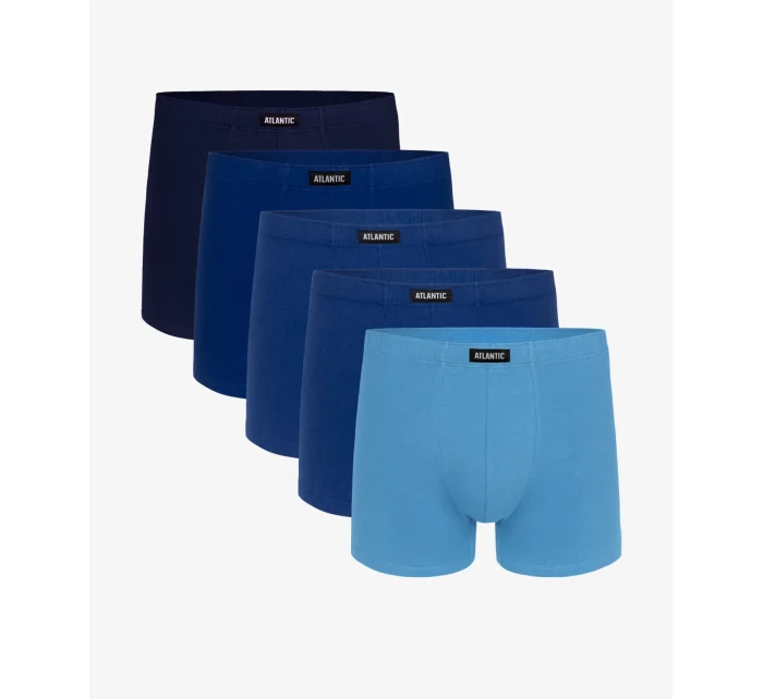 Pánské boxerky 5Pack model 20035819 modré - Atlantic Pánské boxerky 5Pack model 20035819 modré - Atlantic