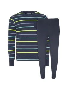 Pánske pyžamo 500008 498 tm.modrá/zelená - Jockey