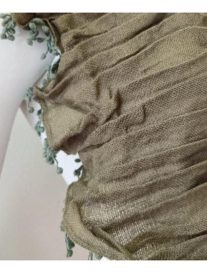 Dámská šála  khaki  model 21718673 - FPrice