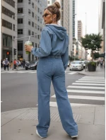 Dámsky džínsový bomber modrý FashionStreet TY5603