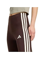 Dámské legíny Essentials 3Stripes hnědé model 22382722 - ADIDAS Dámské legíny Essentials 3Stripes hnědé model 22382722 - ADIDAS