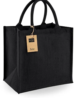 W 413 Jutová nákupní taška Midi model 22518471 black/black - Westford Mill