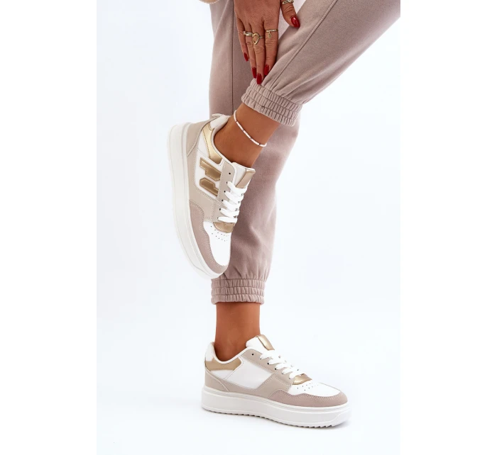 Dámské nízké tenisky béžové model 21651086 - Boto