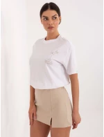 T shirt model 21795532 biały - FPrice