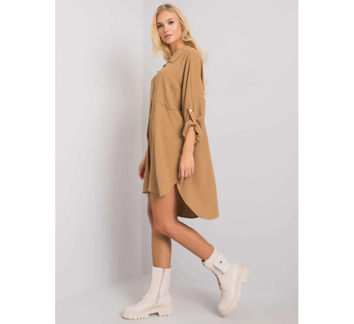 Šaty DHJ SK model 15911762 tmavě lila - FPrice Šaty DHJ SK model 15911762 tmavě lila - FPrice