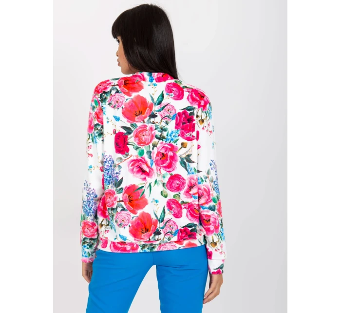 Mikina RV BL 8116.86P biela a ružová