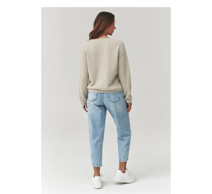 Sveter na gombíky model 223258 Makadamia