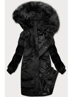 ZIMOWA KURTKA DAMSKA Z KAPTUREM CZARNA model 21242182 - Libland