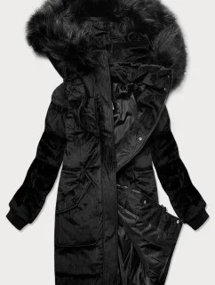 ZIMOWA KURTKA DAMSKA Z KAPTUREM CZARNA model 21242182 - Libland