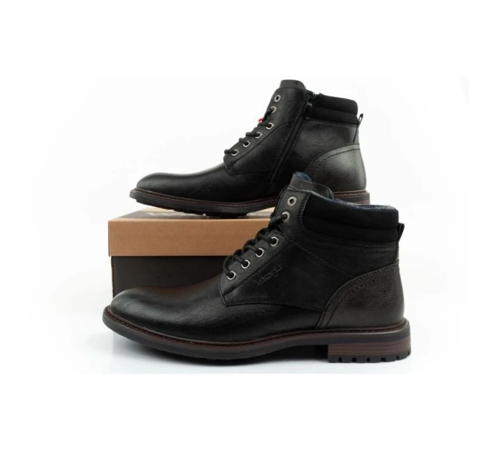 Pánske topánky Wrangler George sable smart fashionable black