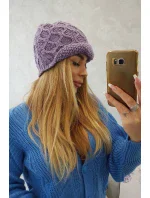 Roma Bis fleecová čiapka K235 fialová