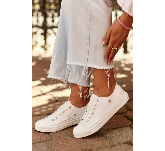 Klasyczne Trampki Damskie Big Star NN274285 Białe