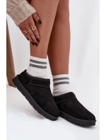 Dámské sněhule s teplým kožíškem černé Serenne Dámské sněhule s teplým kožíškem černé Serenne