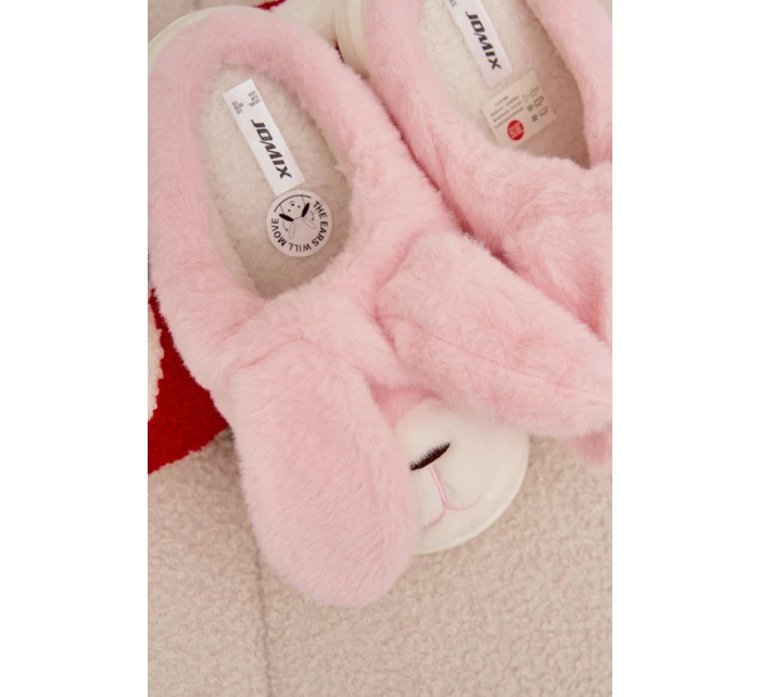 Kožešinové dámské pantofle růžové model 21772462 - Boto Kožešinové dámské pantofle růžové model 21772462 - Boto