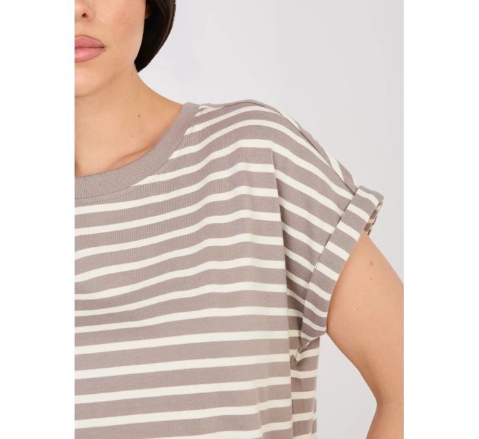 Tričko D12127M02858A dark lilac