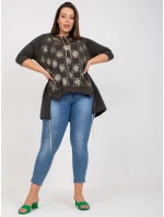 Šaty RV SK 7726.56P tmavá khaki