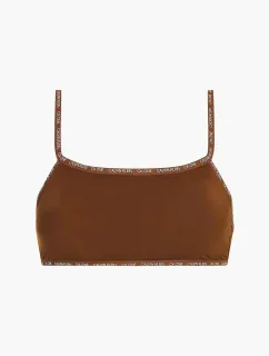 Nevystužená braletka 2pack QD3806E CJ8 škoricová - Calvin Klein