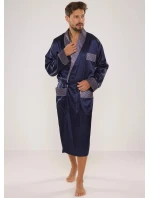 Pánsky župan Adam Satyna 940 Dark blue - De Lafense