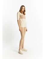 Dámske legíny TRU2440 béžové - Monnari