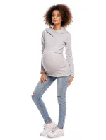 Tehotenská mikina model 84459 PeeKaBoo