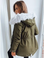 Dámska zimná bunda MOLLA zelená FashionStreet TY3658 Dámska zimná bunda MOLLA zelená FashionStreet TY3658