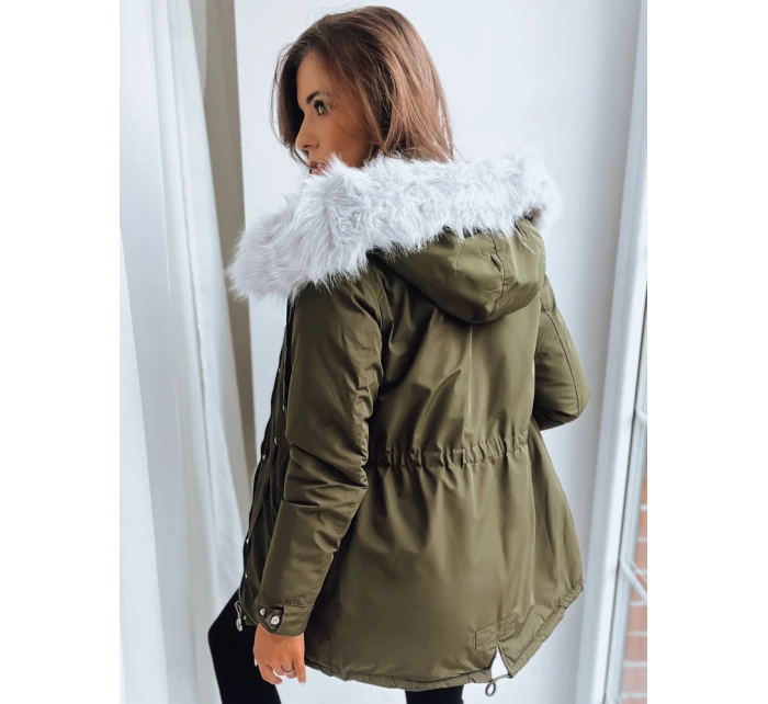 Dámska zimná bunda MOLLA zelená FashionStreet TY3658 Dámska zimná bunda MOLLA zelená FashionStreet TY3658