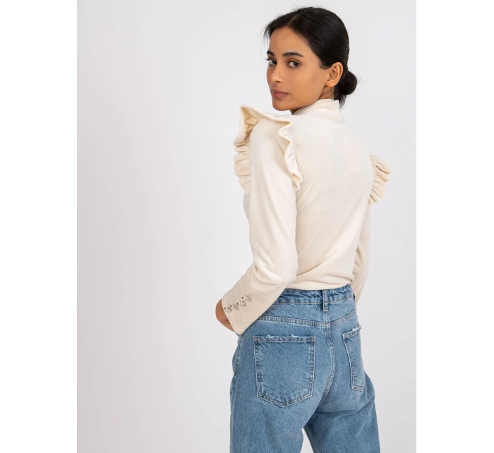 Halenka DHJ BZ model 17404311 světle béžová - FPrice Halenka DHJ BZ model 17404311 světle béžová - FPrice