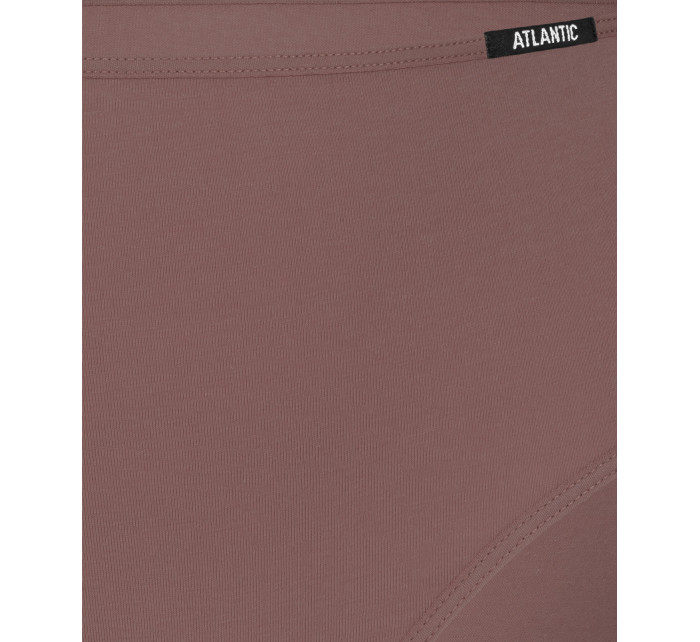 Dámske klasické nohavičky ATLANTIC 3Pack - tmavo béžová/marhuľová/ecru