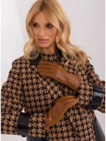 Dámské rukavice AT RK model 20774239 světle hnědá - Fashion Classic