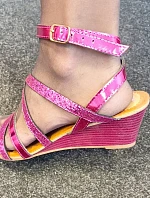 Nio Nio fuchsiové sandále pre ženy - Sweet Shoes