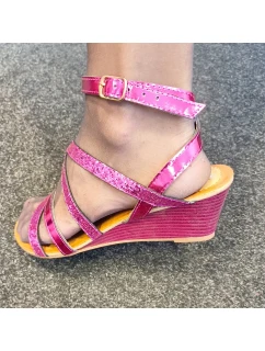 Nio Nio fuchsiové sandále pre ženy - Sweet Shoes