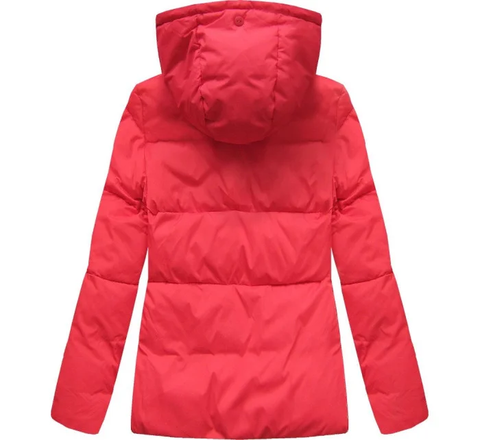 ZIMOWA KRÓTKA PIKOWANA KURTKA DAMSKA CZERWONA model 21242154 - Libland