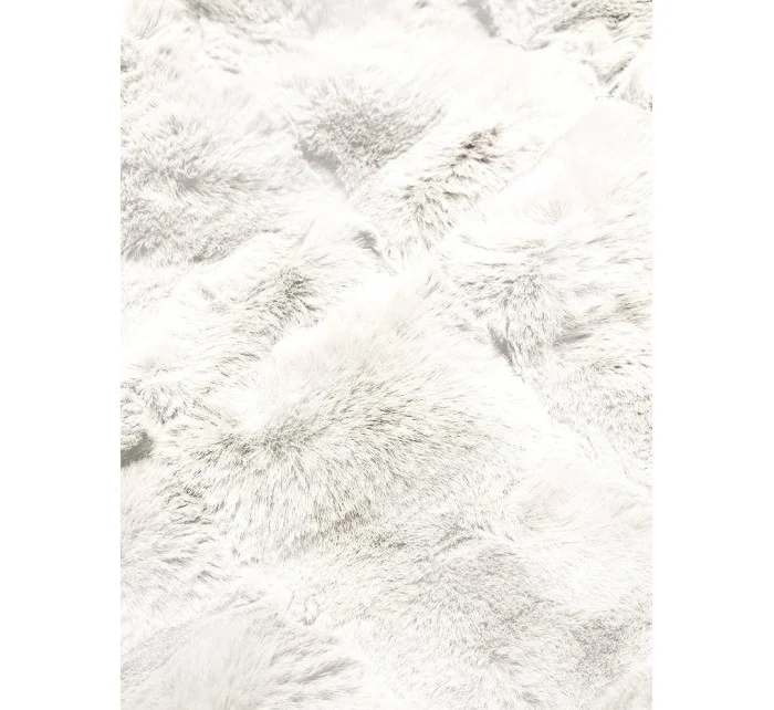 Bílá dámská kožešinová bunda model 15901169 - S'WEST Bílá dámská kožešinová bunda model 15901169 - S'WEST